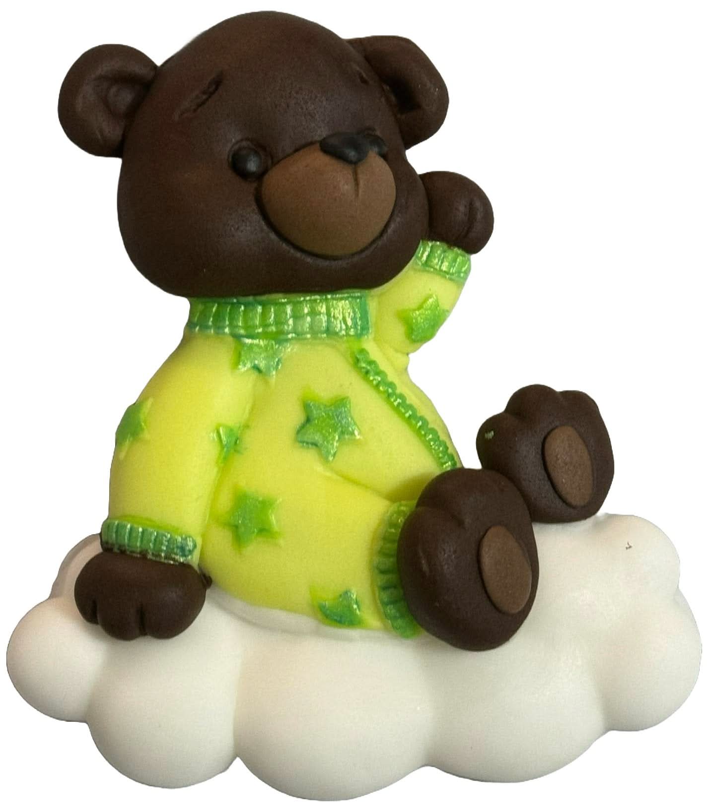 Decoración de azúcar comestible, Oso en la nube Decoraciones de Pasta de Azúcar Nati Shop