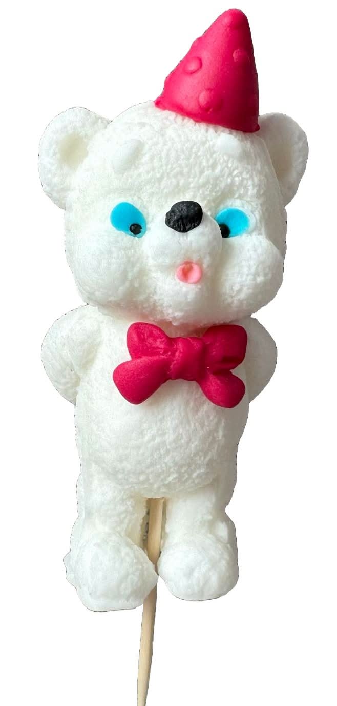 Decoración de azúcar comestible, osito de peluche Decoraciones de Pasta de Azúcar Nati Shop