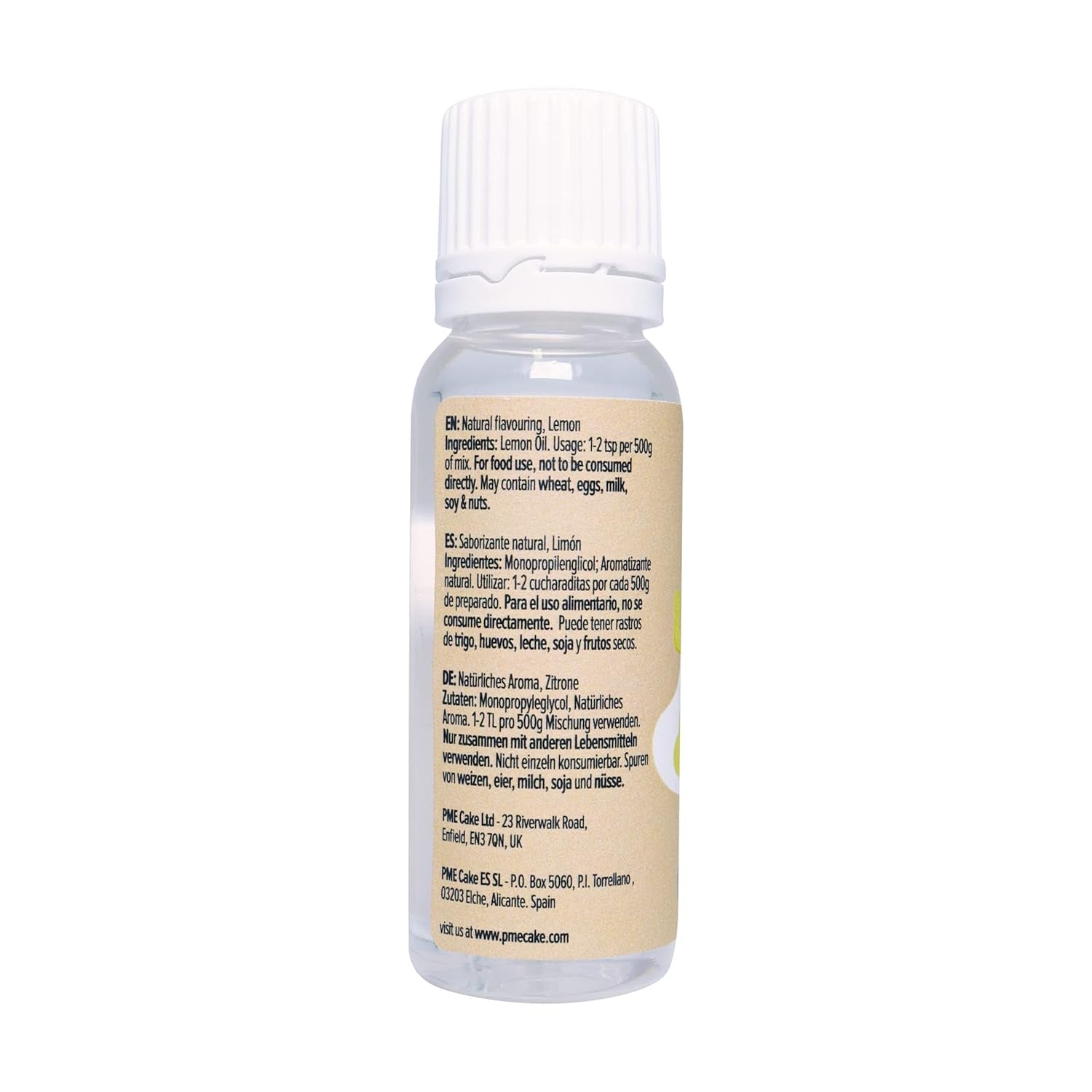 Sabor limón 100% natural, 25 ml (pack de 2) Edulcorantes Naty Shop