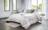 Blanrève - Edredón Aerelle Azul - Muy suave - Esponjoso y confortable - Cama individual - Eco Responsable - La fibra confort sienta bien, 140 X 200 Cm Edredones y edredones Naty Shop