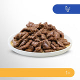 Comida húmeda para gatos Perfect Fit Sensitive 1+ con pollo en salsa, 12 sobres, 12 x 85 g - Comida húmeda premium para gatos sensibles a partir de 1 año, sin trigo ni soja, para favorecer la digestión
