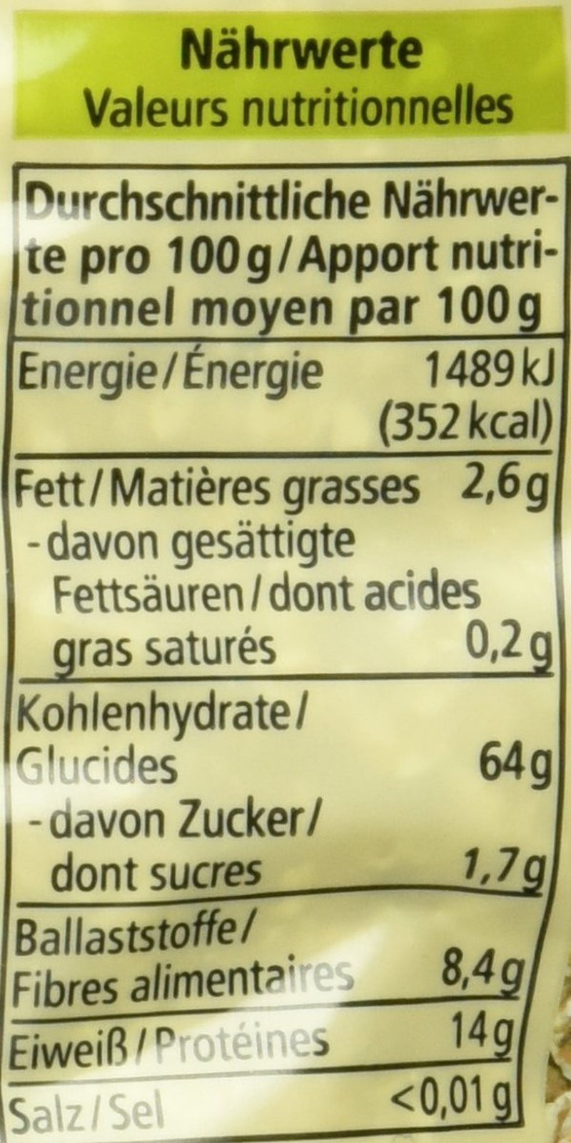 Copos de espelta ecológicos, copos finos, 500g