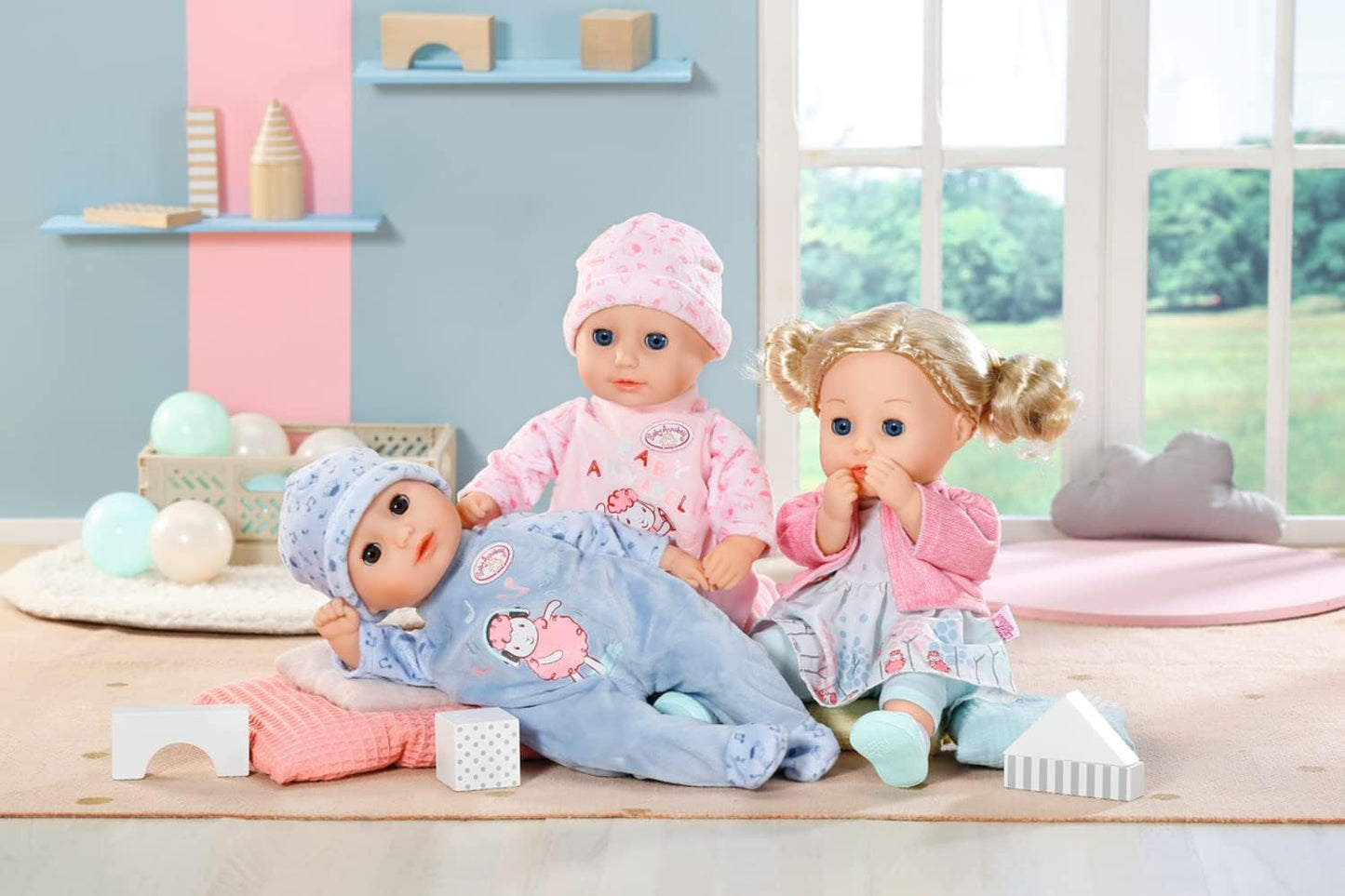 Annabell Muñeca blanda Little Annabell de 36cm, con cuerpo de tela y ojos somnolientos, 36cm, 709870 Zapf Creation