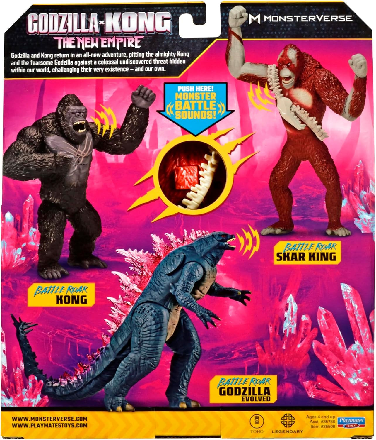 Godzilla X Kong: New Empire Battle Roar Skarking, Figuras de acción, Figuras de acción 17 cm Naty Shop