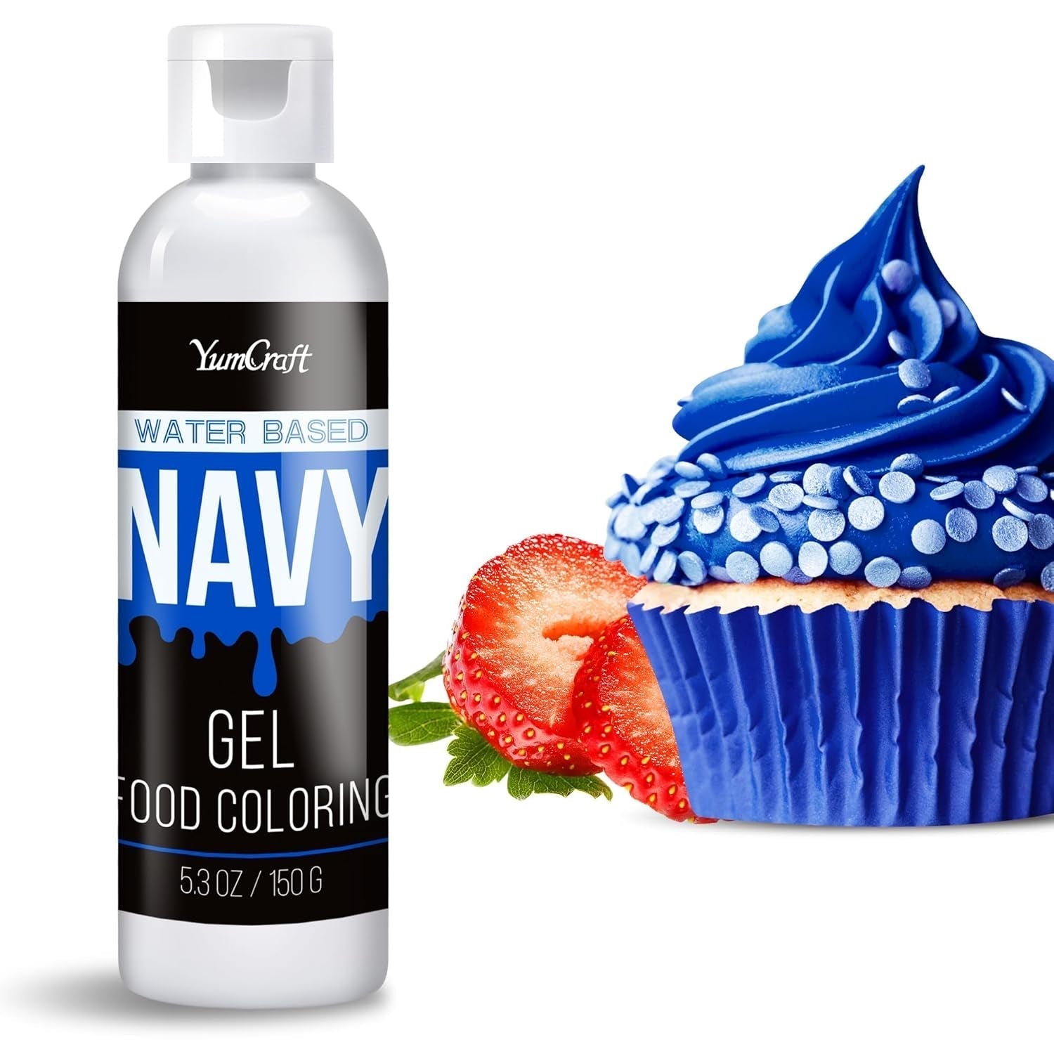 Color alimentario en gel – Color alimentario en gel altamente concentrado para pasteles, hornear, huevos de Pascua, bebidas – Color alimentario sin azúcar para fondant, glaseado, limo, decoración de pasteles (terciopelo rojo, 150 g)