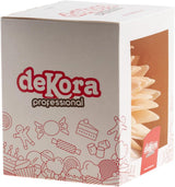 dekora - Flor Gigante 12,5 cm - Dalia de Otoño - Sin Gluten, Sin Lactosa, Vegano - Decoración de Tartas para Bodas, Cumpleaños y Postres - Fácil de Usar Naty Shop Pasta de Azúcar