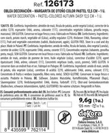 dekora - Flor Gigante 12,5 cm - Dalia de Otoño - Sin Gluten, Sin Lactosa, Vegano - Decoración de Tartas para Bodas, Cumpleaños y Postres - Fácil de Usar Naty Shop Pasta de Azúcar