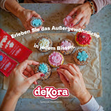 Dekora - Pasta de azúcar blanca fondant 150g - Perfecta para decoración de tartas y repostería - Sin gluten ni lactosa - Sabor vainilla - Suave, flexible y fácil de moldear para decoraciones creativas Naty Shop Sugarpaste