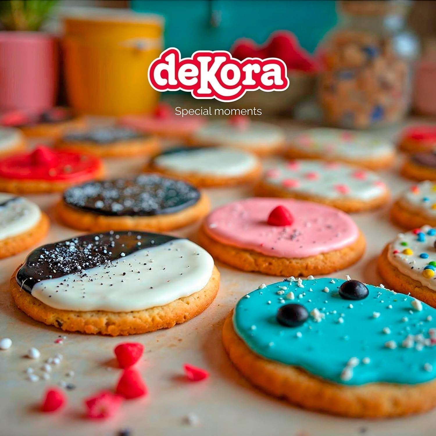 Dekora - Pasta de azúcar blanca fondant 150g - Perfecta para decoración de tartas y repostería - Sin gluten ni lactosa - Sabor vainilla - Suave, flexible y fácil de moldear para decoraciones creativas Naty Shop Sugarpaste