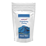 Dekozauber24 gotas de cobertura, blanca, 500g, con sabor a chocolate blanco y vainilla, chips Deco Melts, aptas para microondas, para cake pops, tartas, tartas, goteos o glaseado Pasta de azúcar Naty Shop Azul oscuro