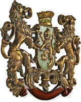Design Toscano Escudo medieval León erguido, escultura de pared Estatuillas y esculturas Tienda Naty Cruzando el charco