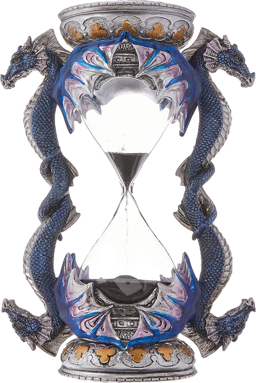 Design Toscano Estatua Reloj de Arena con decoración gótica, poliresina, a todo color, 15 cm Estatuillas y esculturas Naty Shop
