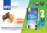 MRS Copos de Cloruro de Magnesio 100% natural - Sales de baño ideales para pediluvio, baño completo y contra la carencia de magnesio - 4 Kg Ducha y Baño Naty Shop