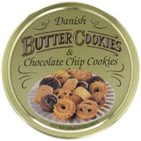 Galletas de mantequilla danesas y galletas con chispas de chocolate, Galletas de mantequilla danesas, Mezcla para galletas enlatada, 500 g
