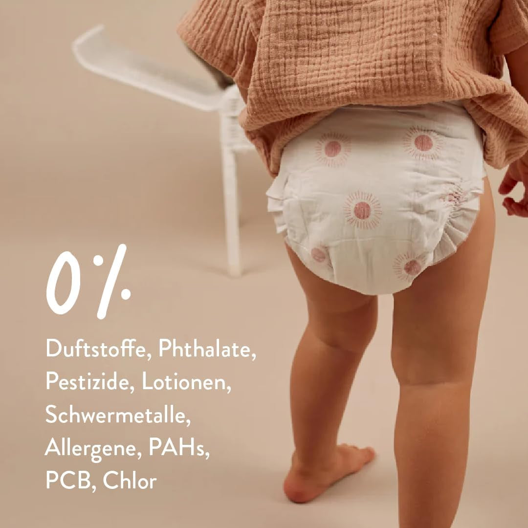 Pañales para bebé, talla 3M (4-8 kg) - 1 bolsa de 28 - Sin sustancias nocivas, ecológicos, muy absorbentes, aptos para uso nocturno, ultrafinos y suaves - Fabricado en Dinamarca