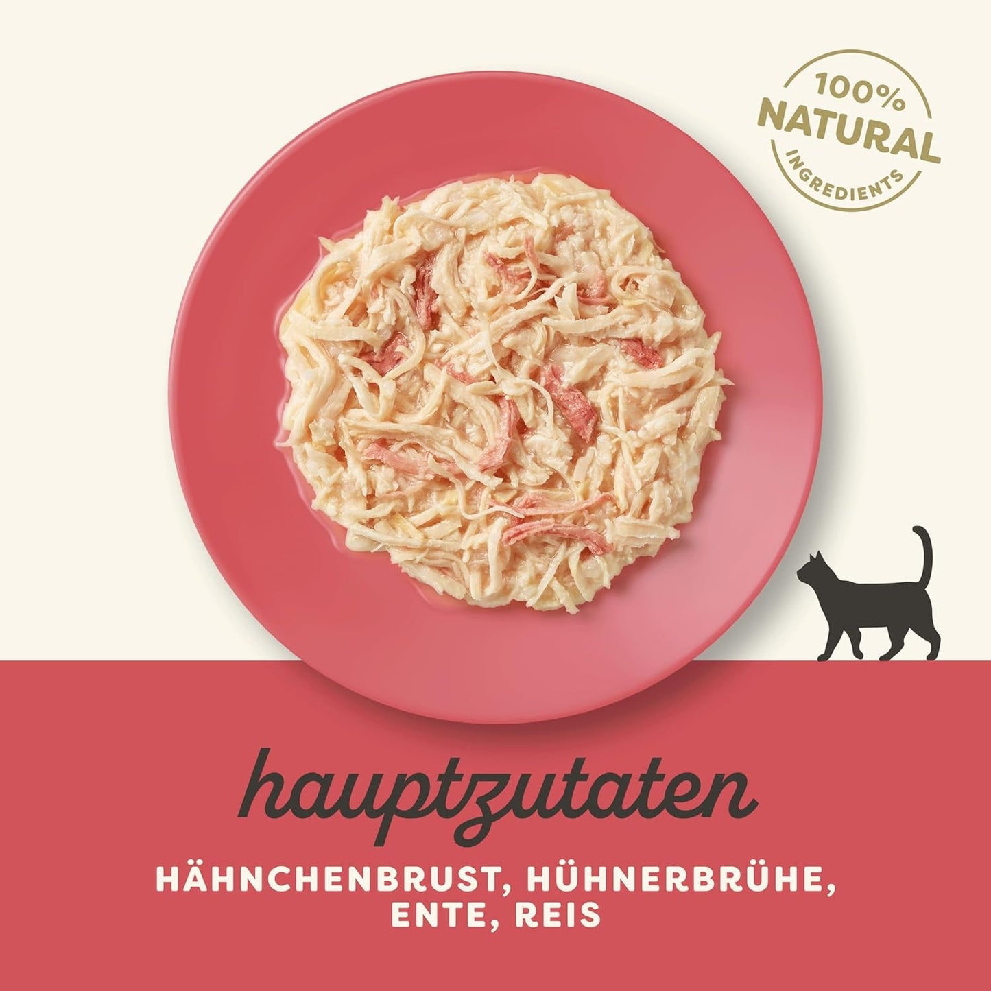 Applaws Premium Comida Húmeda Natural para Gatos, Pollo con Pato en Sopa, Enlatada 70g (24x70g)