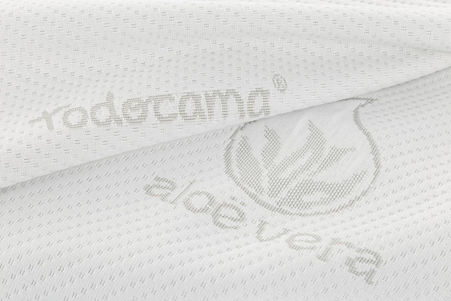 Todocama - Almohada viscoelástica, aloe vera, 2 piezas, 70 cm, blanca Naty Shop almohadas estándar