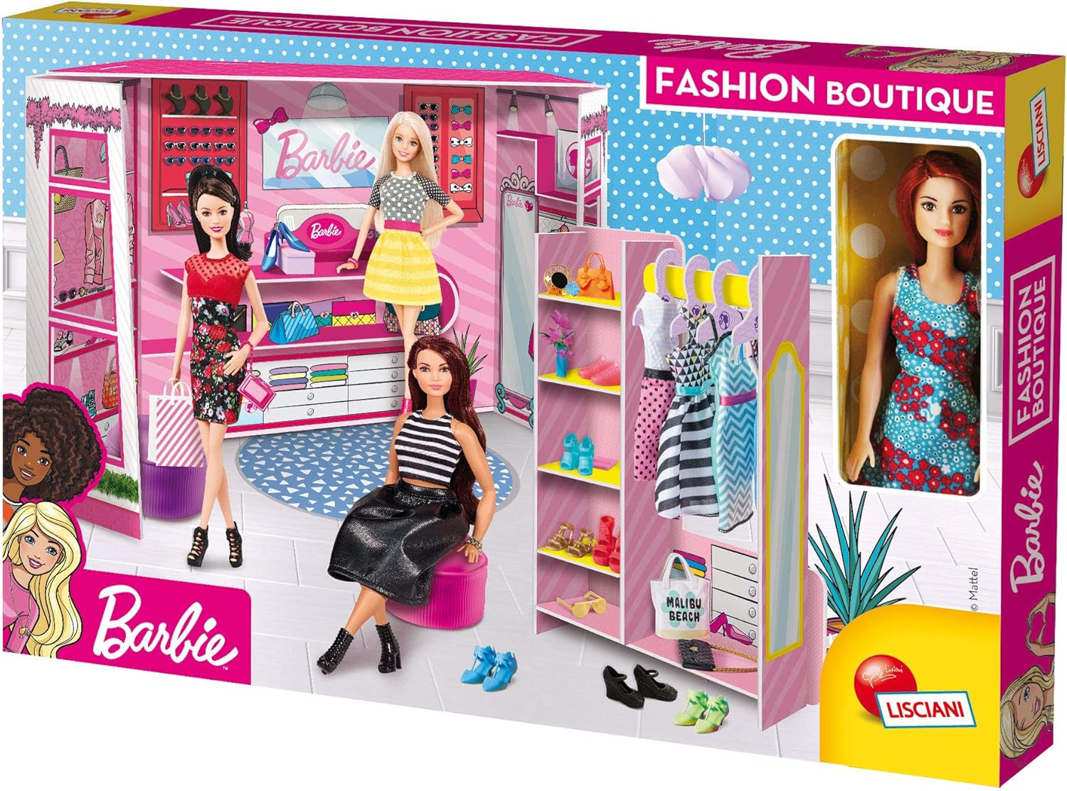 Lisciani 76918 Barbie Moda Boutique Casas De Muñecas Naty Shop
