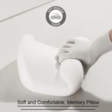 Almohada para el cuello del coche Almohada suave para el reposacabezas del coche Almohada para el cuello del coche Almohada para el reposacabezas del coche Almohada para el cuello Accesorio Almohada Memoria de algodón Accesorio para el coche Almohada para el reposacabezas Almohada para el reposacabezas (negro) Almohadas ortopédicas cervicales Naty Shop