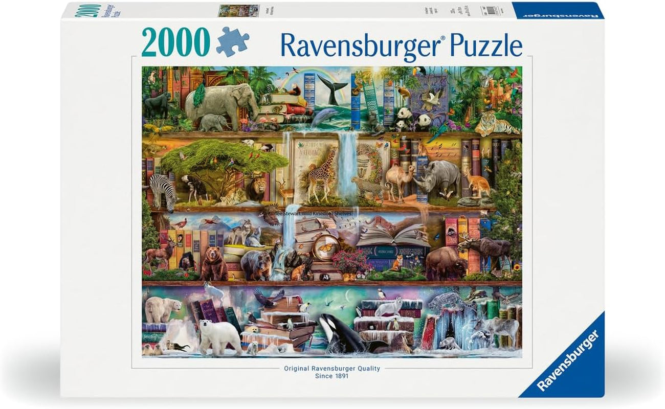 Ravensburger Puzzle 16652 - El mundo de los animales grandes - Puzzle de 2000 piezas para adultos y niños a partir de 14 años, diseñado por Aimee Stewart Puzzle Naty Shop