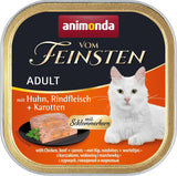 animonda Vom Feinsten Comida húmeda para gatos adultos, variedad de pollo, 6 x 100 g
