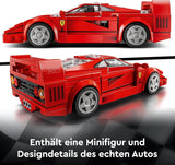 LEGO Speed Champions Superdeportivo Ferrari F40, set de juego con coche de juguete para construir y conductor con una minifigura, set de construcción de colección para niños, regalo para niños y niñas 76934 Juegos de construcción Besuche den LEGO-Store