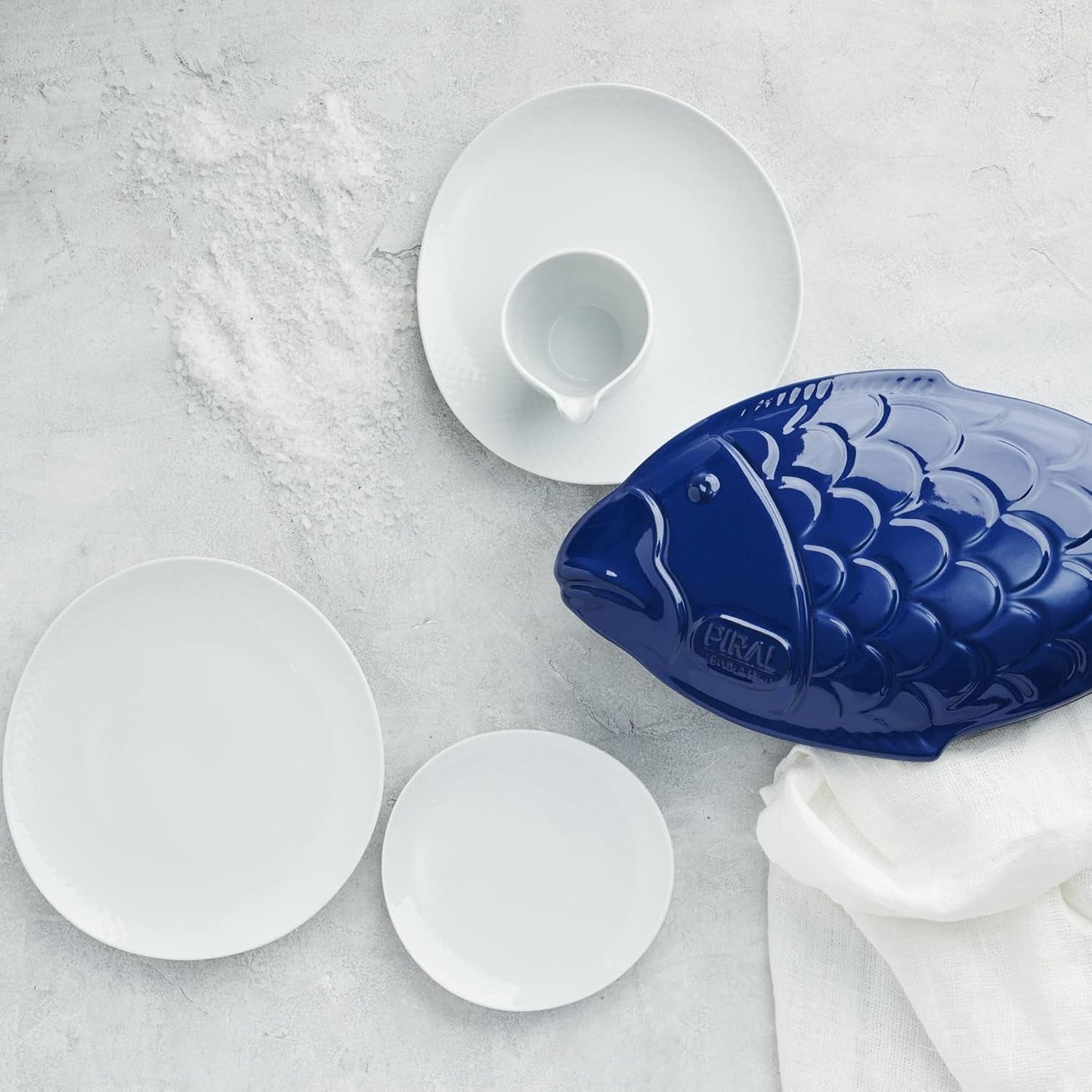 Rosenthal Junto White vajilla de porcelana, blanco, platos llanos, platos llanos Ø 22 cm, platos llanos Ø 21,5 cm y cuencos de cereales Ø 14 cm, 0,62 l, aptos para lavavajillas y microondas, juego para 4
