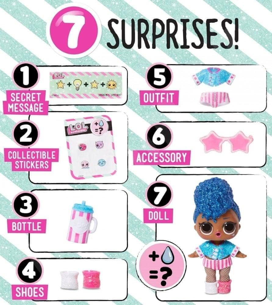 LOL Surprise Glitzer Series - Glitzer-Puppen im 12er-Pack - Más de 80 sorpresas con Puppen, atuendos, accesorios y más - Spielzeug mit Wasserüberraschung - Für Mädchen und Jungen ab 4 Jahren