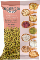 Lentejas Verdes - Variedad Laird, Paquete de 1 kg | Lentejas enteras de primera calidad | Rica en Proteínas y Fibra | Vegano, sin OGM | Ideal para sopas, ensaladas, curry y preparación de comidas.