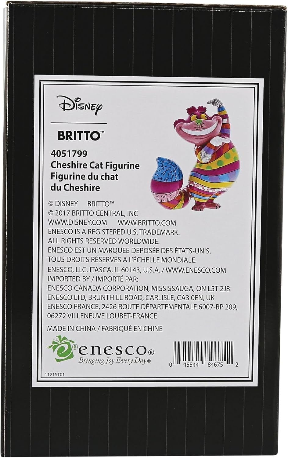 Figura Gato Cheshire Disney Britto Collection, Estatuillas y esculturas de colores Naty Shop