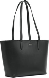 DKNY Bolso Tote Bryant Medium De Piel Para Mujer, Negro / Dorado Bolsos Mujer Naty Shop