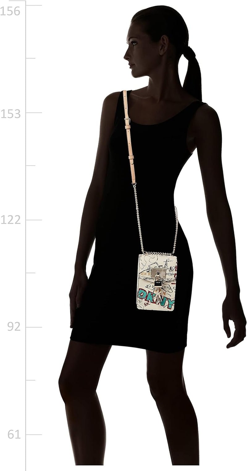 DKNY Bandolera Elissa N/S Phone Cr Mujer, Talla Única Bolsos Mujer Naty Shop