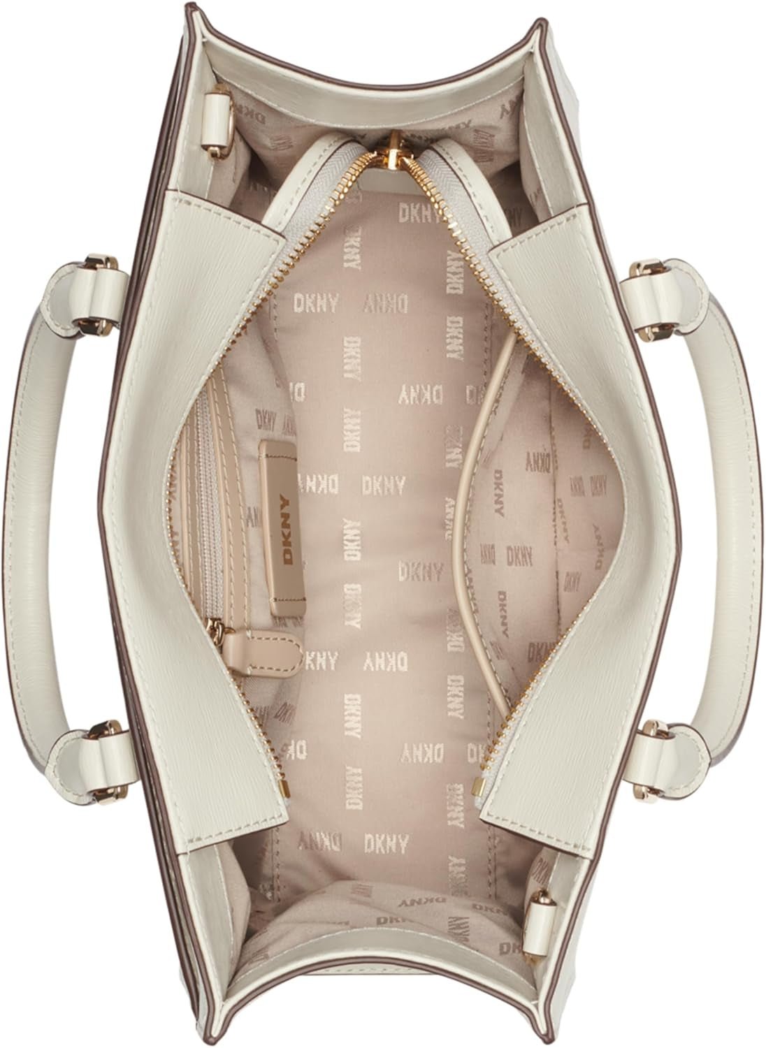 DKNY Perri Satchel de Mujer con Charm de Logo, Talla única Bolsos Mujer Naty Shop