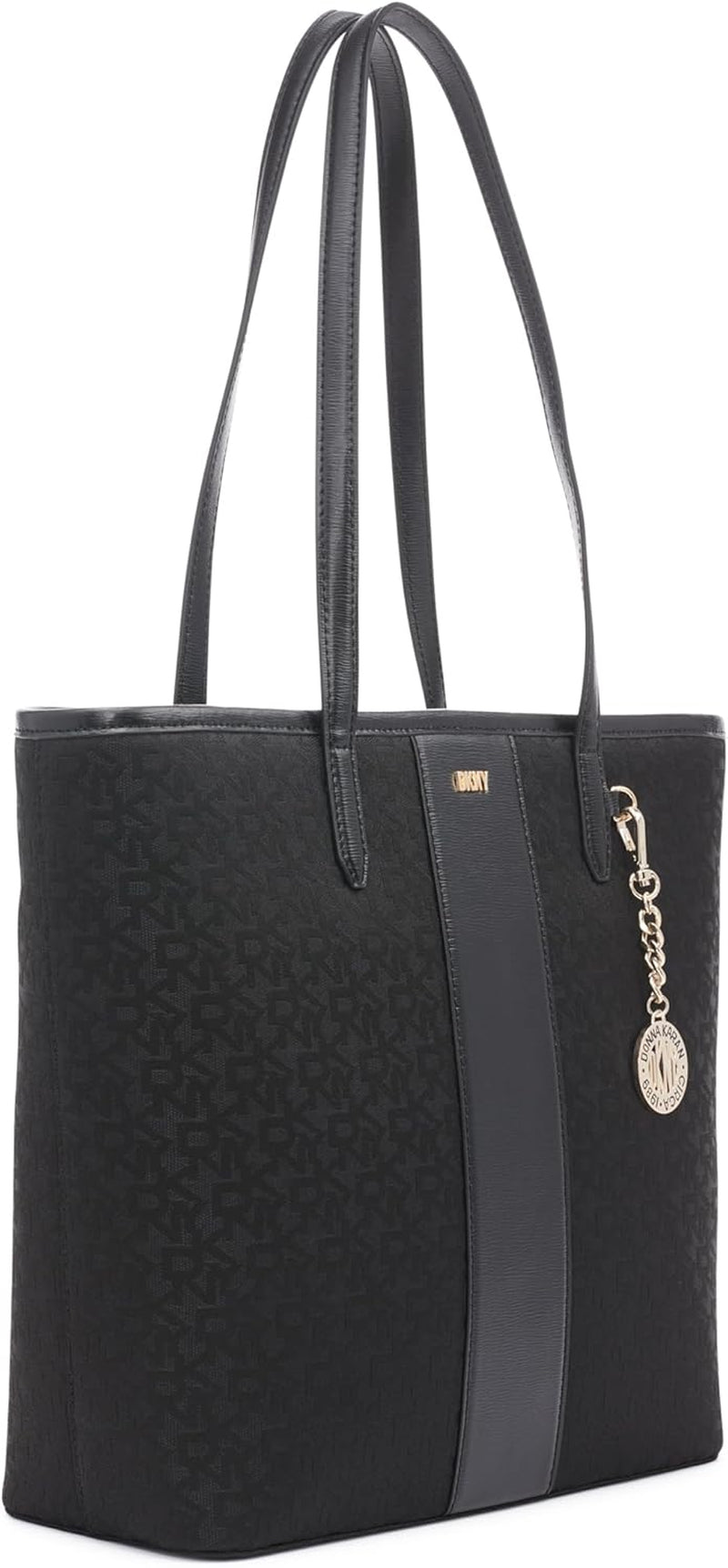 Tote DKNY Mujer R31AFR73-XLB-1, Logo Negro / Negro Bolsos Mujer Naty Shop