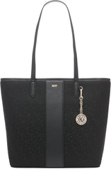 Bolso tote DKNY R31AFR73-XLB-1 para mujer, logotipo negro / Bolsos negros para mujer Naty Shop Título predeterminado