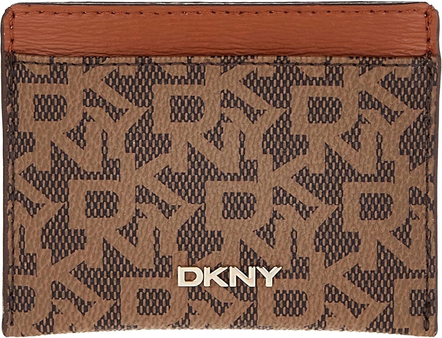 DKNY Bryant L Travel Accesorio Sobre Tarjetero Mujer Naty Shop Mocha/Caramel Talla Única