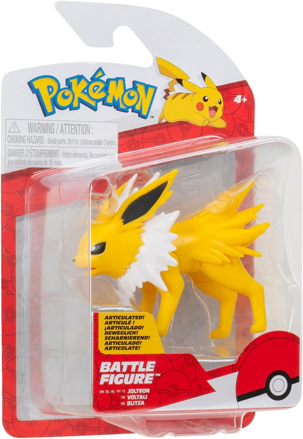 Pokémon PKW3574 - Pack de figuras de batalla - Blitza, Figura detallada oficial, Figuras de acción de 7,5 cm Naty Shop