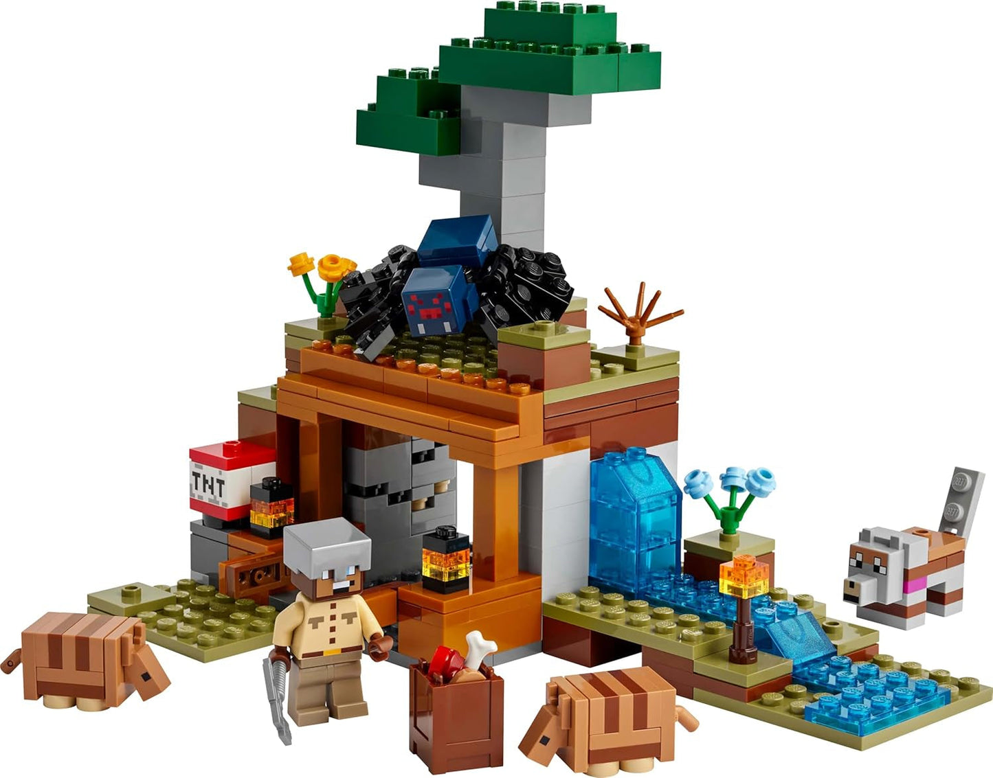 LEGO Minecraft Dungeon Mine Expedition Videojuego Juego de minifiguras Juguete de construcción de personajes Regalo para niños y niñas 8 años 21269 Juegos de construcción Besuche den LEGO-Store
