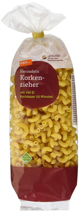 tegut... Fideos con huevo, sacacorchos, 1 x 500 g