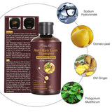 Champú para el crecimiento del cabello, anticaída, champú para la caída del cabello, champú a base de hierbas naturales para un crecimiento más rápido del cabello, loción Naty Shop Hair Care