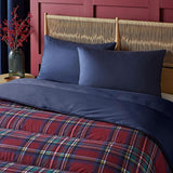 Night Lark Juego de Funda Nórdica y Funda de Almohada, 10,5 tog, Individual, Tartán Rojo Clásico, Ropa de Cama de Lujo, Hipoalergénico, Edredones y Edredones Lavables a Máquina Naty Shop