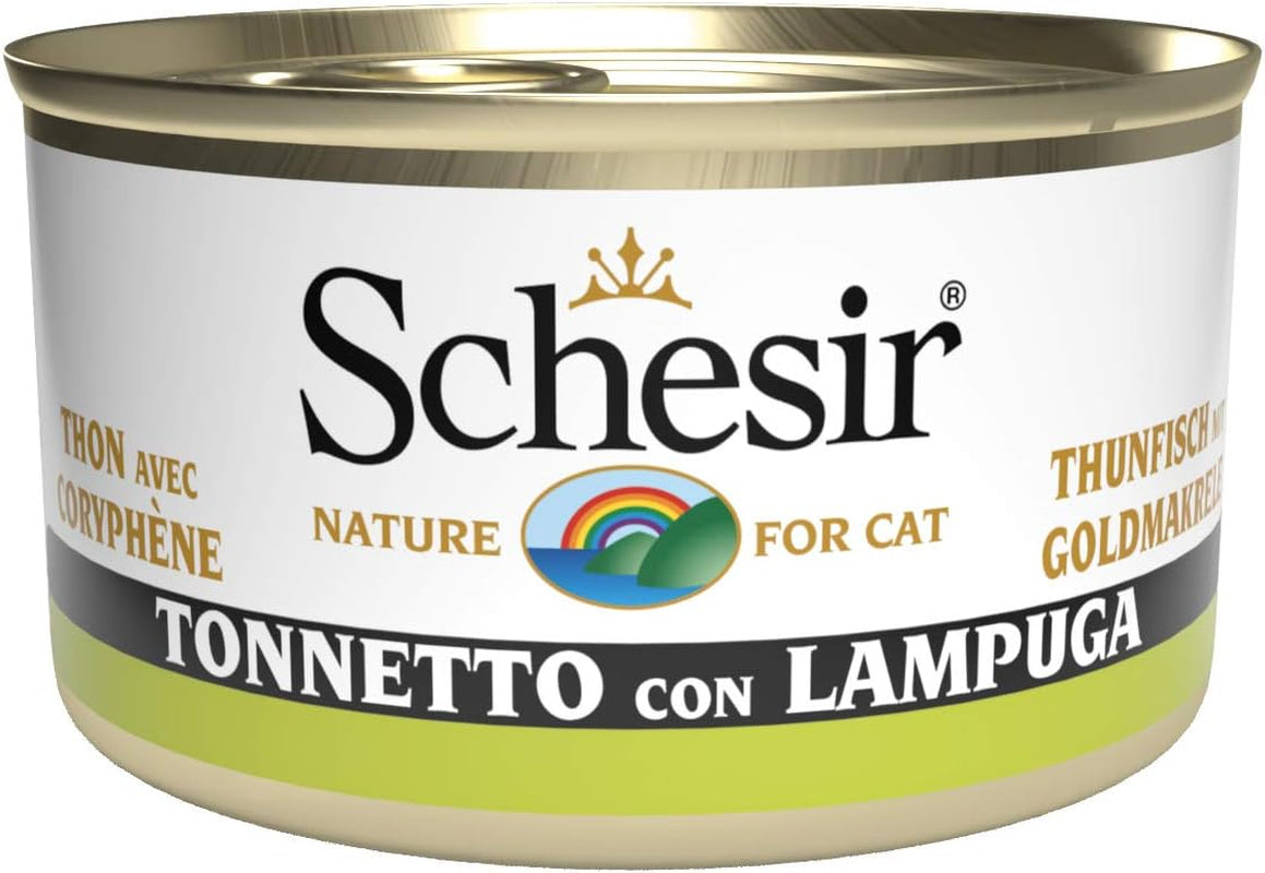 Cat Jelly Thunfisch mit Goldmakrele, Katzenfutter nass in Gelee, 24 dosis x 85 g