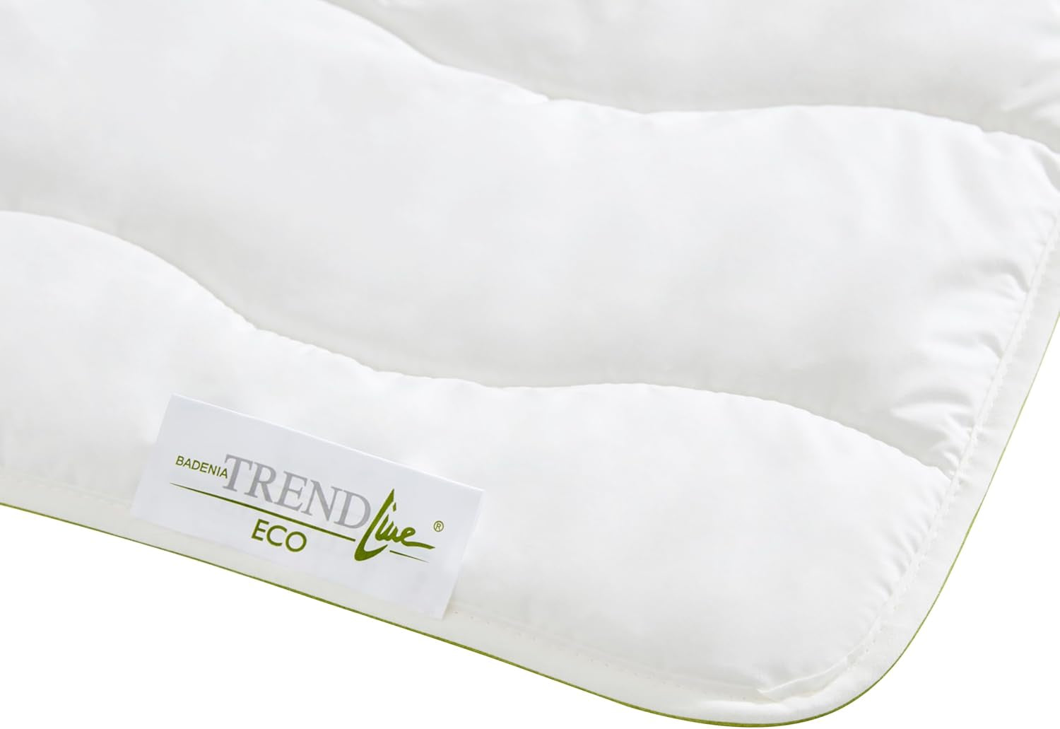 Badenia Trendline Edredón ecológico Aerelle Blue Duo 135 x 200 cm, blanco, certificado Öko-Tex, producido según el estándar de calidad alemán Edredones y edredones Naty Shop