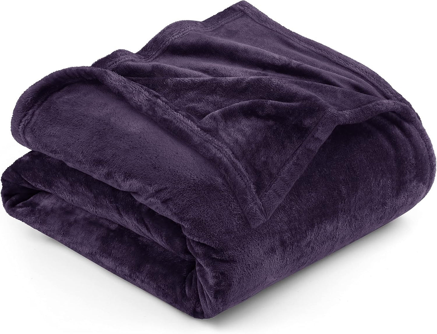 Utopia Bedding Kuschelige Fleecedecke [228X228 Cm, Gris] Weiche, Leichte, Warme Flauschige Decke Kuschelige Und Atmungsaktive Decken Für Bett Sofa Couch