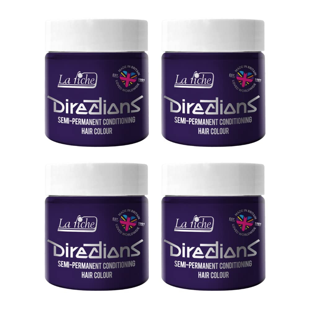 Modo de empleo coloración semipermanente 100 ml caja 4 pack (Pillarbox Red) Naty Shop Tinte Deep Purple 100 Ml (pack de 4)