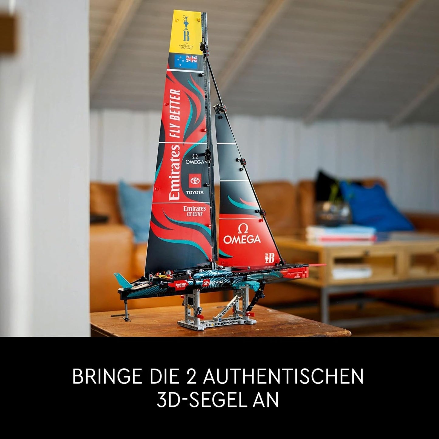 LEGO Technic Emirates Team New Zealand AC75 Racing Yacht Kit de construcción de velero para adultos Regalo para hombres y mujeres Actividad creativa y relajante 42174 Juegos de construcción Besuche den LEGO-Store