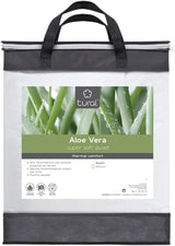 Tural - Edredón 150 X 220 cm con tratamiento Aloe Vera, relleno de fibra 300 G/M², suave, transpirable, certificado Oeko-Tex (blanco, cama 90 cm) Edredones y edredones Naty Shop