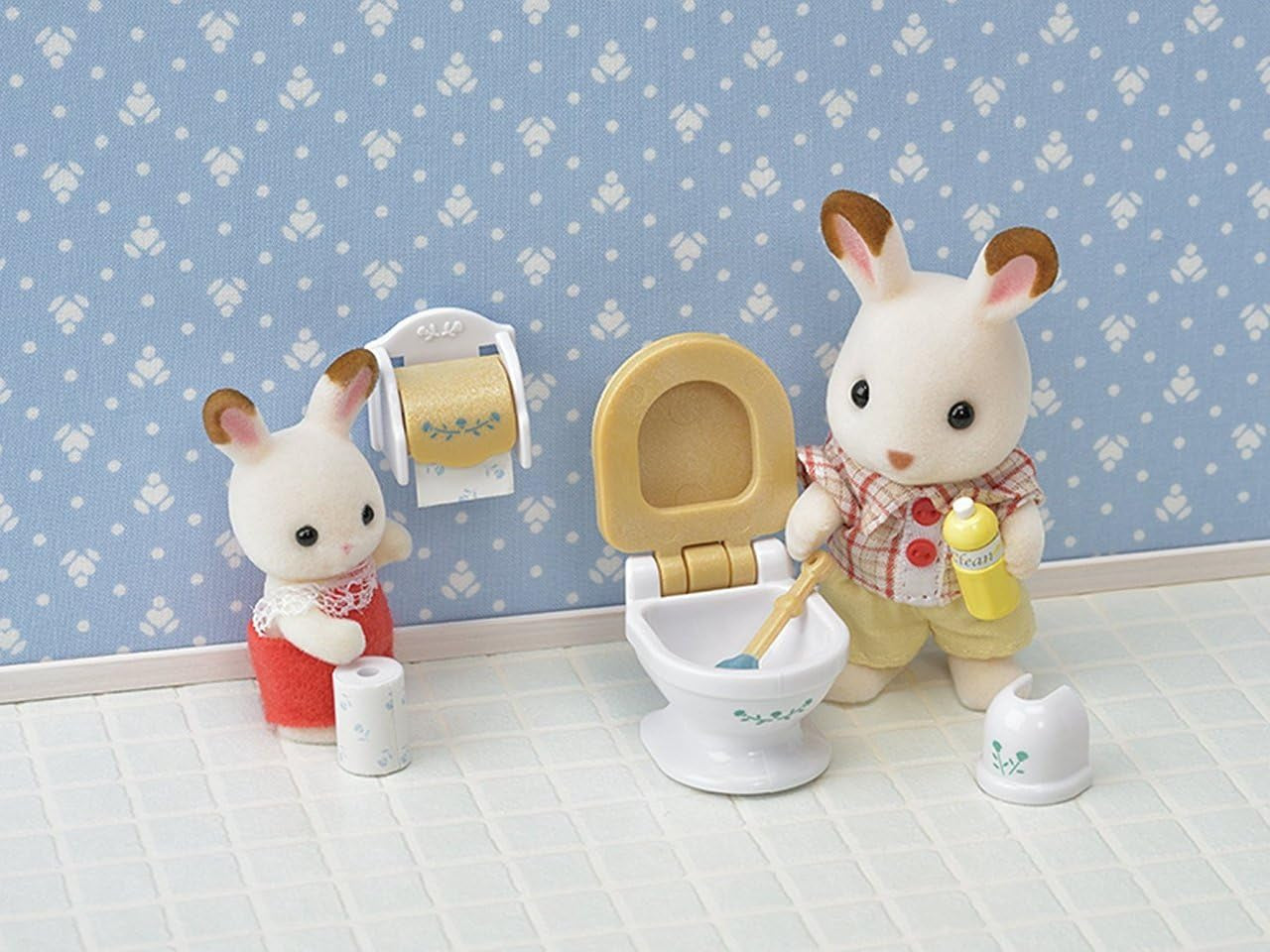 Sylvanian Families 5286 Baño Rústico - Muebles para casa de muñecas