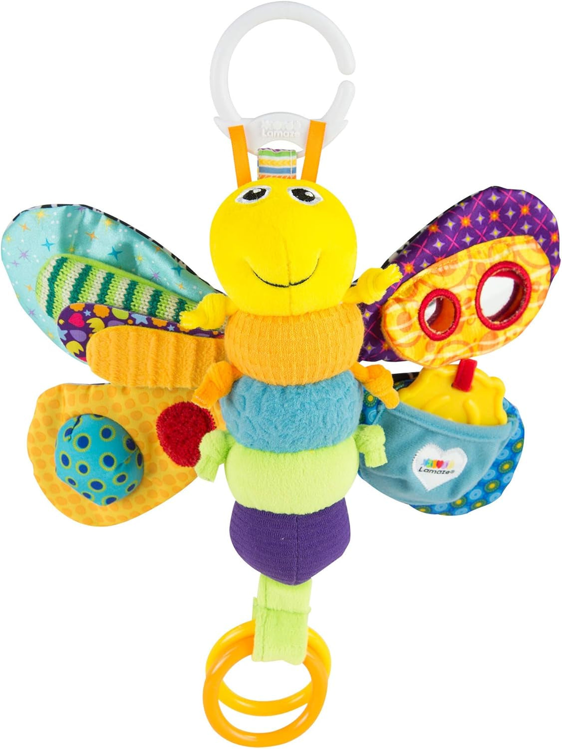 Lamaze juguete para bebés Capitán Calamari el pulpo pirata Clip & Go - juguete de alta calidad para niños pequeños - a partir de 0 meses & Freddie la luciérnaga Clip & Go - juguete de alta calidad para niños pequeños Juguetes Bebe Naty Shop