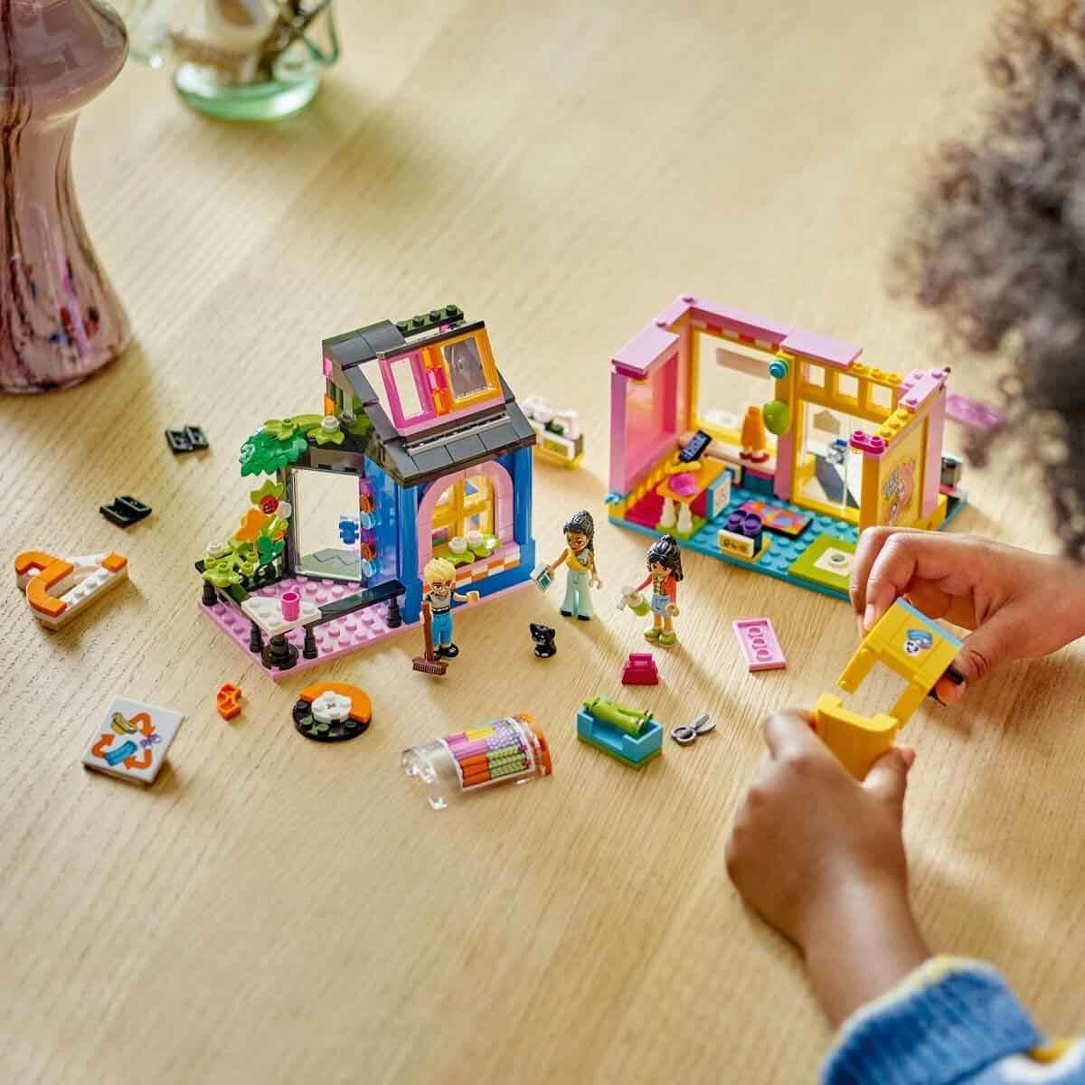 LEGO Friends Vintage Fashion Store Set de construcción para niños con juguetería, figuras y gato, modelo de juego de rol para el desarrollo socioemocional, regalo para niñas y niños de 6 años 42614 Juegos de construcción Besuche den LEGO-Store